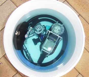 SCUBA Gear regulator soak SCUBA Equipment